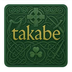 takabe ফুটার ব্র্যান্ড চিহ্ন